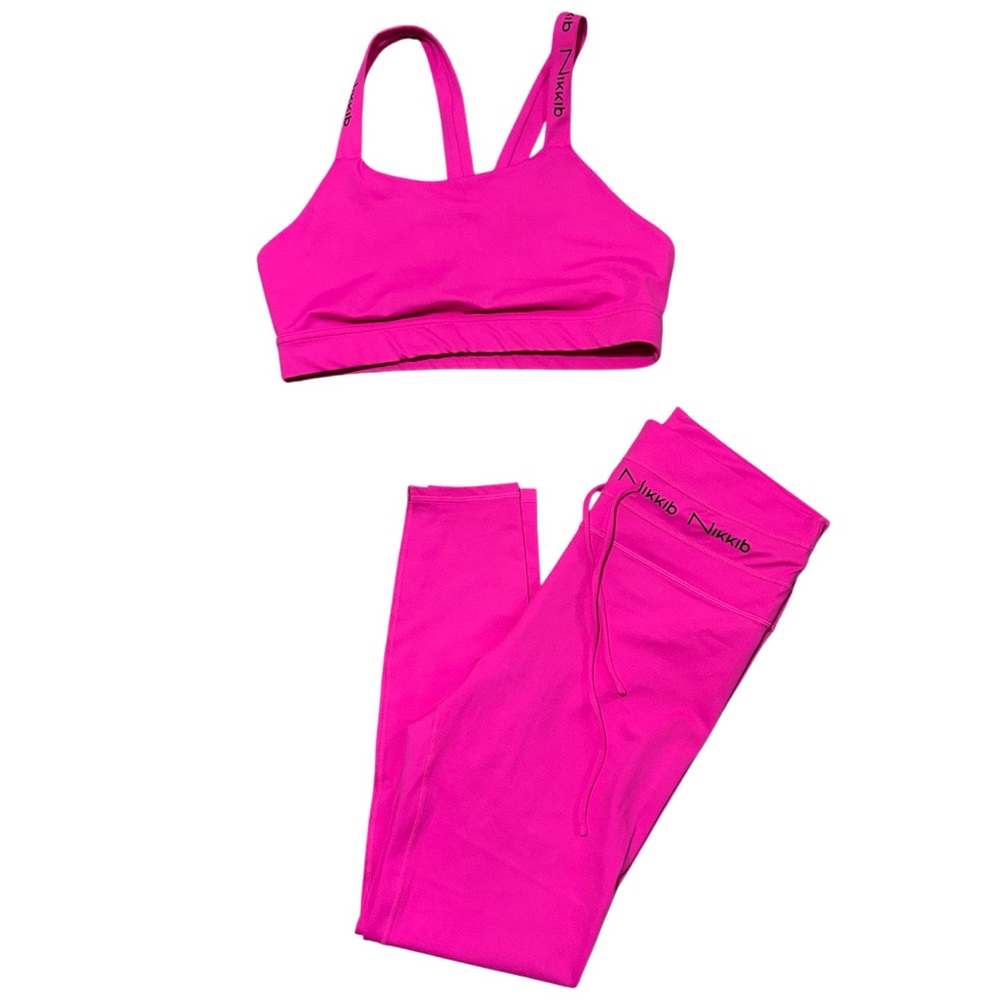 Nikkib Pink Legging Set Size XL
